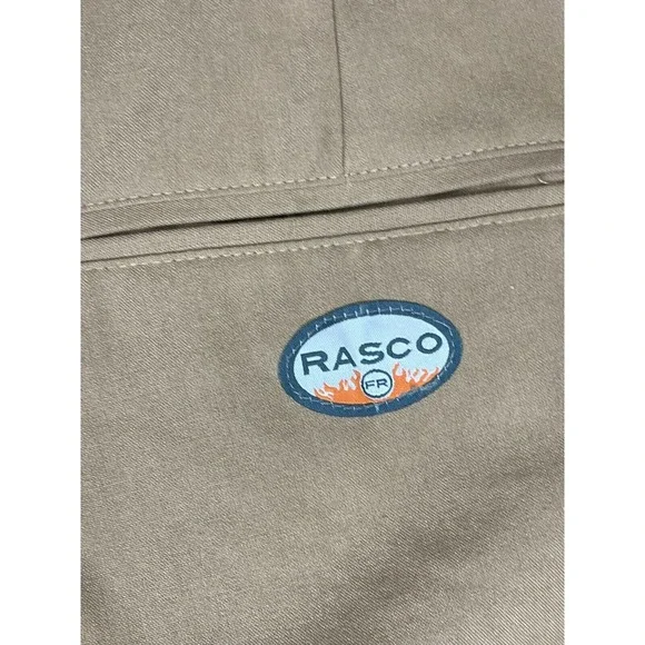 Rasco Pants Adult 32x32 Brown Flame Resistant Workwear Straight Leg Pockets Mens